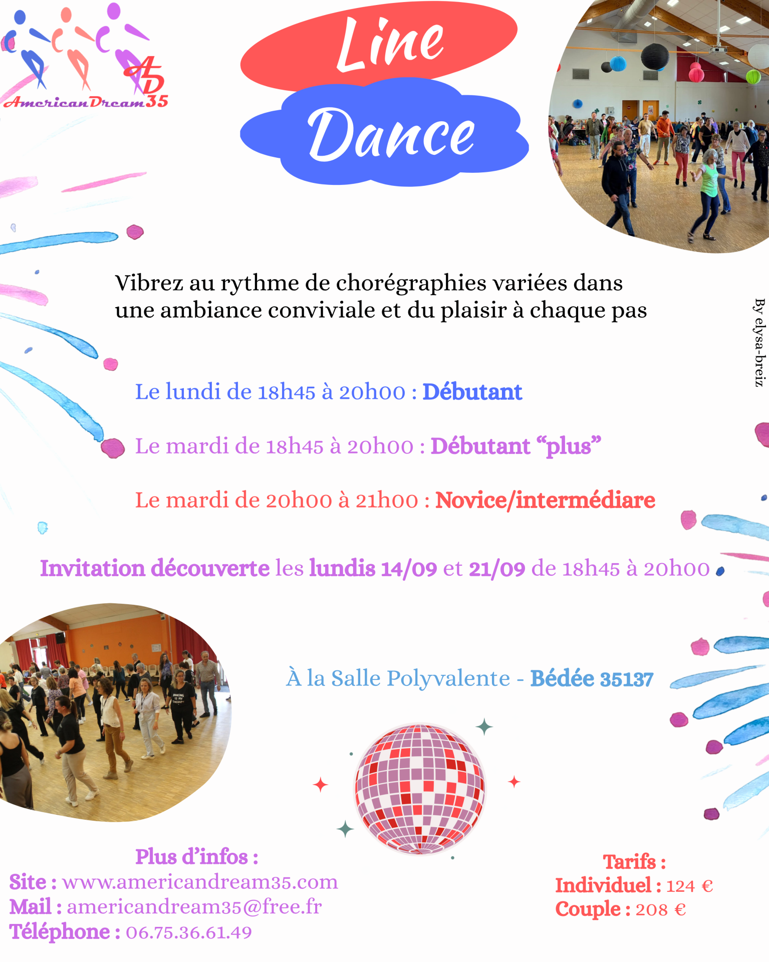 Affiche line dance 2026 2027